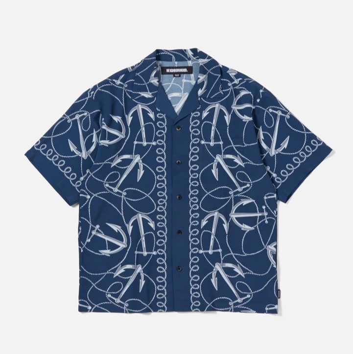 新品❗️23ss NBHD anchor Hawaiian shirt