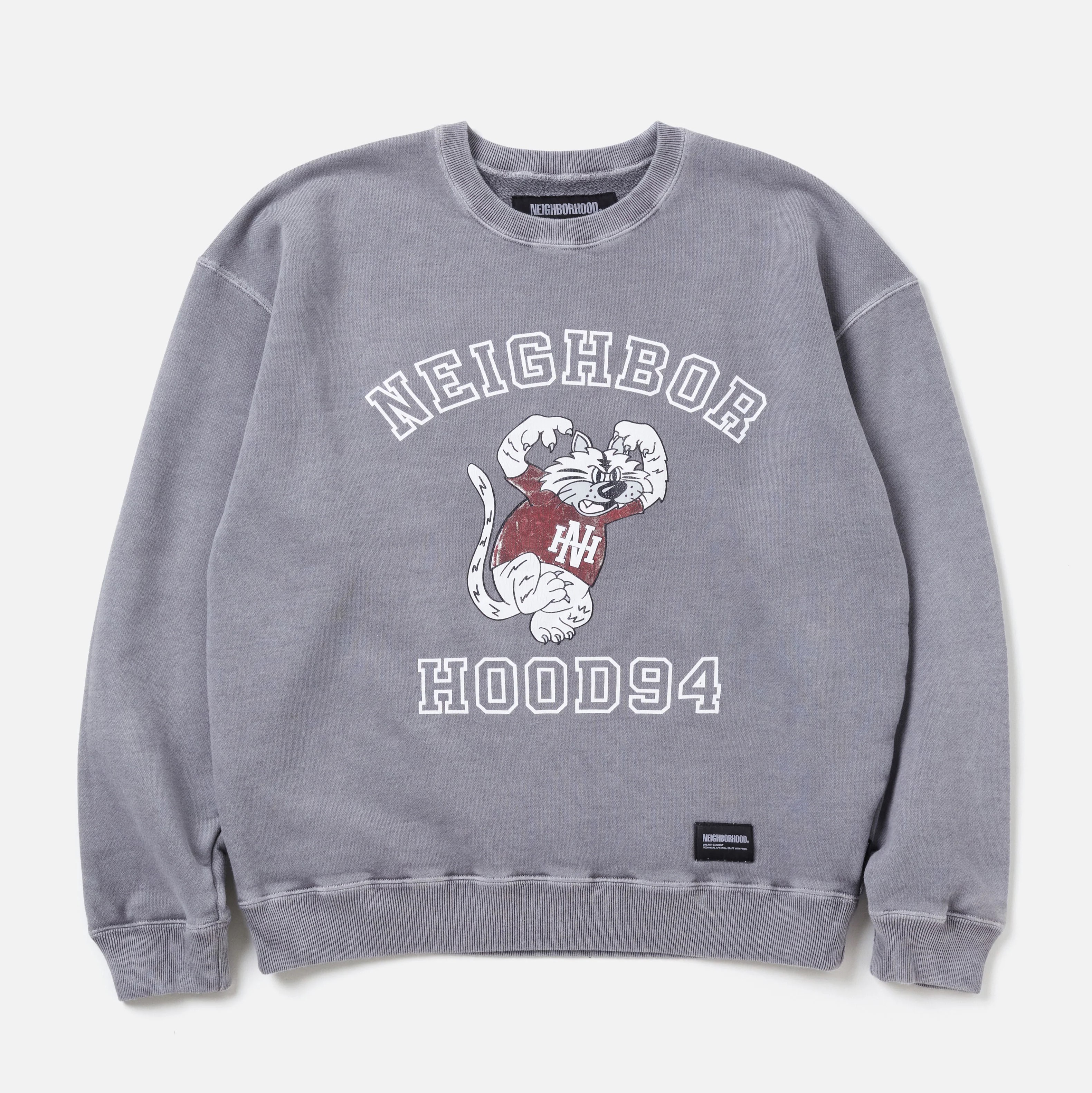 SOLID SWEAT SHIRT LS
