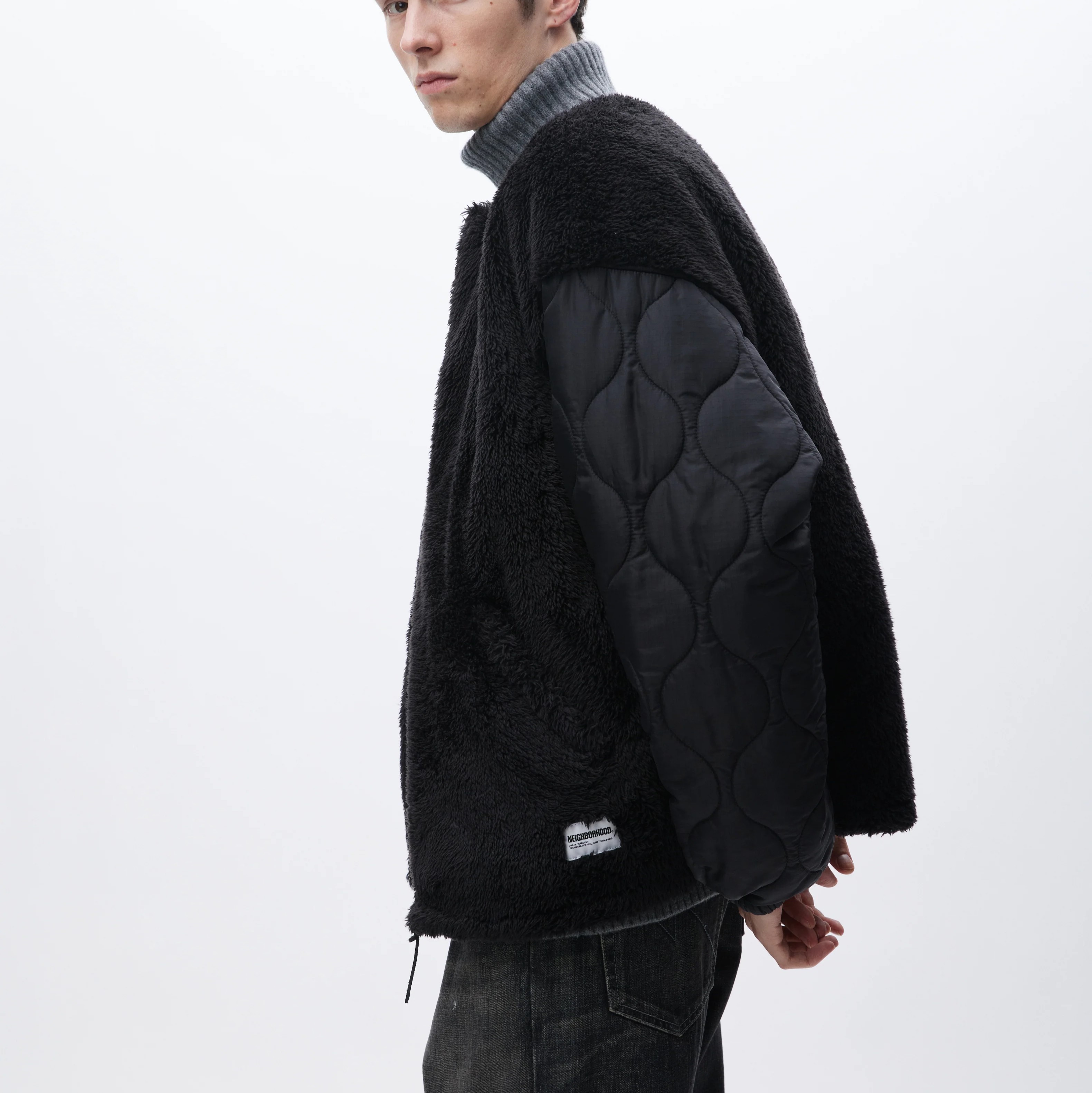 90's NEIGHBORHOOD ウール スタジャン キルティング 中綿 楽天市場