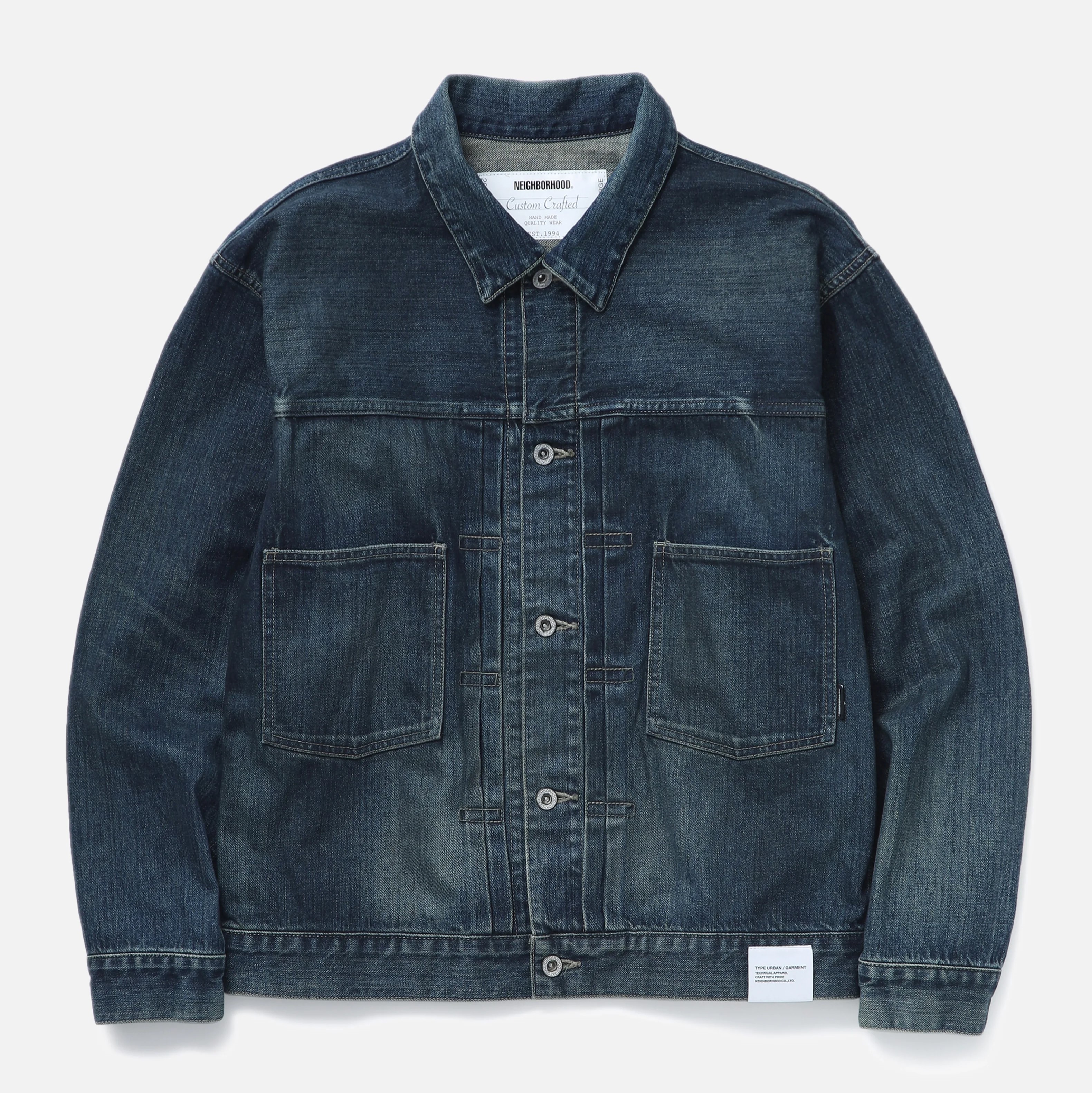 WASHED DENIM TYPE-2 JACKET | 服と工藝 SWITCH｜福島県福島市の