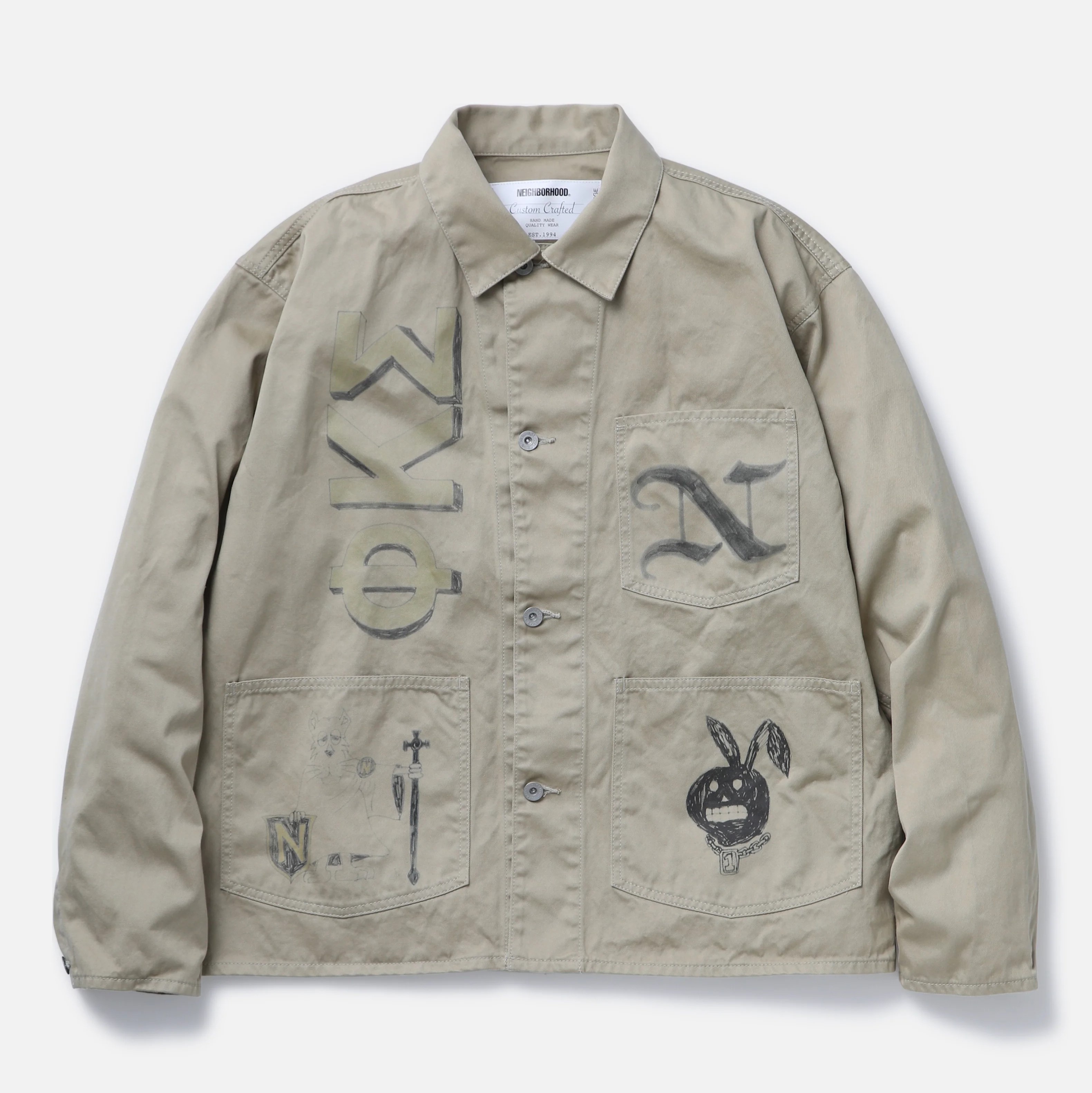 ジャケット・アウター SQ-25SS-JK-01 COVERALL HICKORY SEQUEL(シークエル) / COVERALL | 公式通販・JACK in the NET
